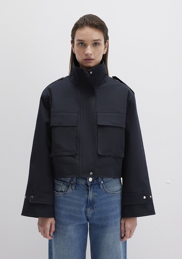  Mavi Lacivert Ceket Oversize / Geniş Kesim 1110708-70497