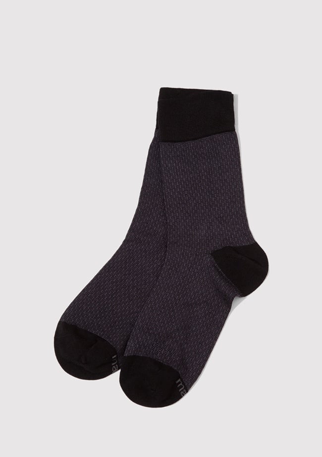  Mavi Siyah Soket Çorap 0911907-900