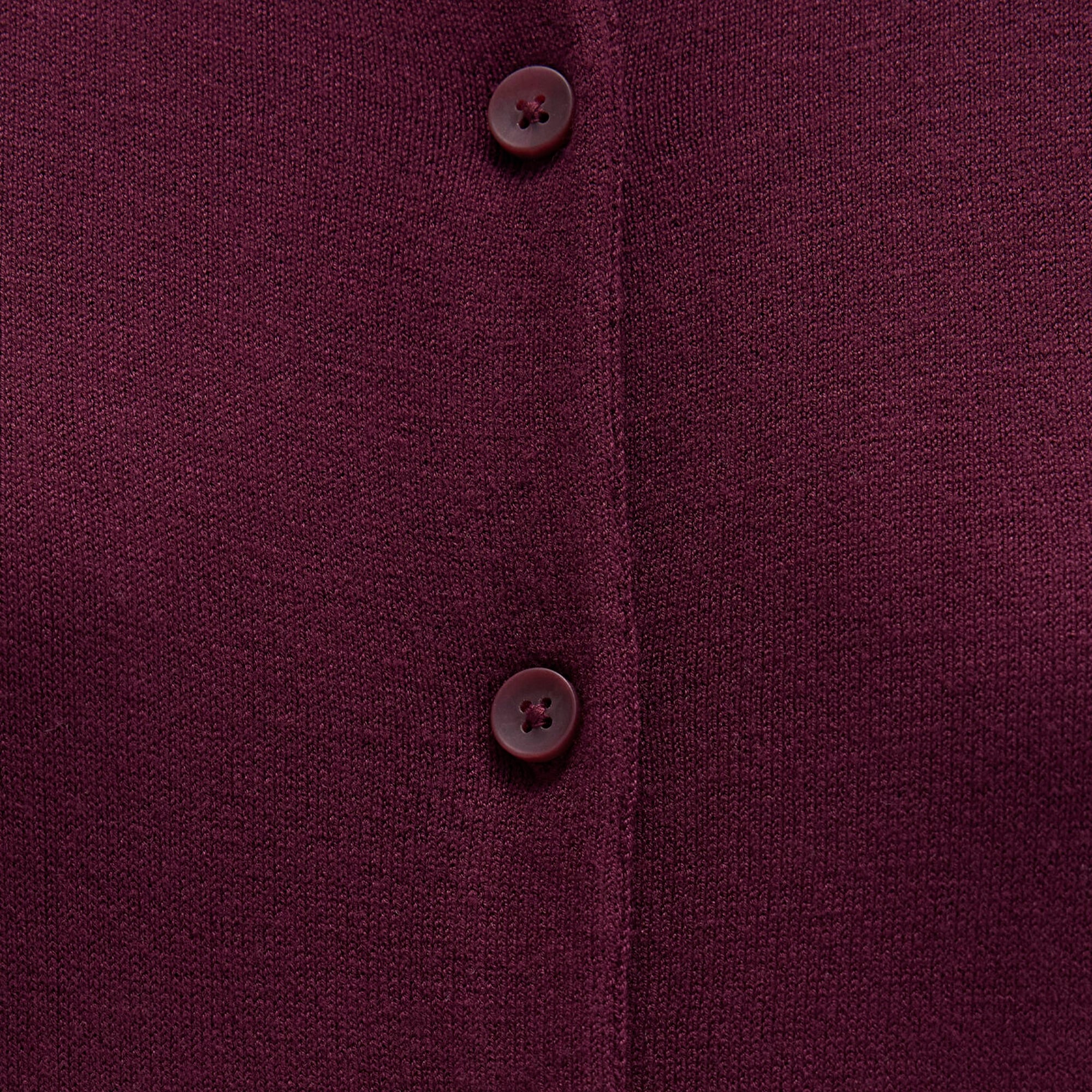 Mavi Düğmeli Bordo Hırka Slim Fit / Dar Kesim 1710713-87830