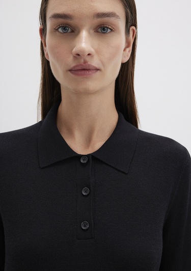  Mavi Siyah Triko Polo 1710712-900