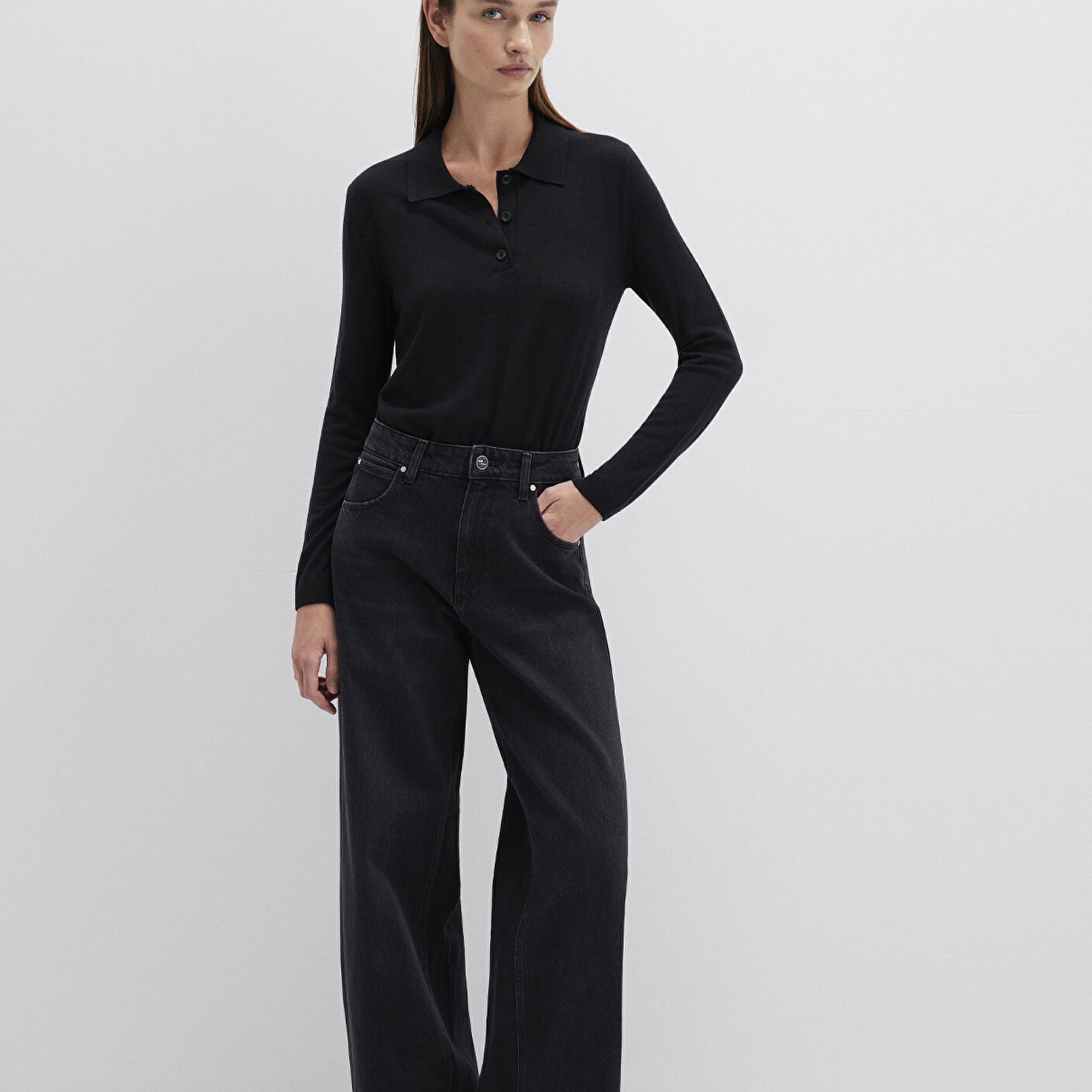 Mavi Siyah Triko Polo 1710712-900