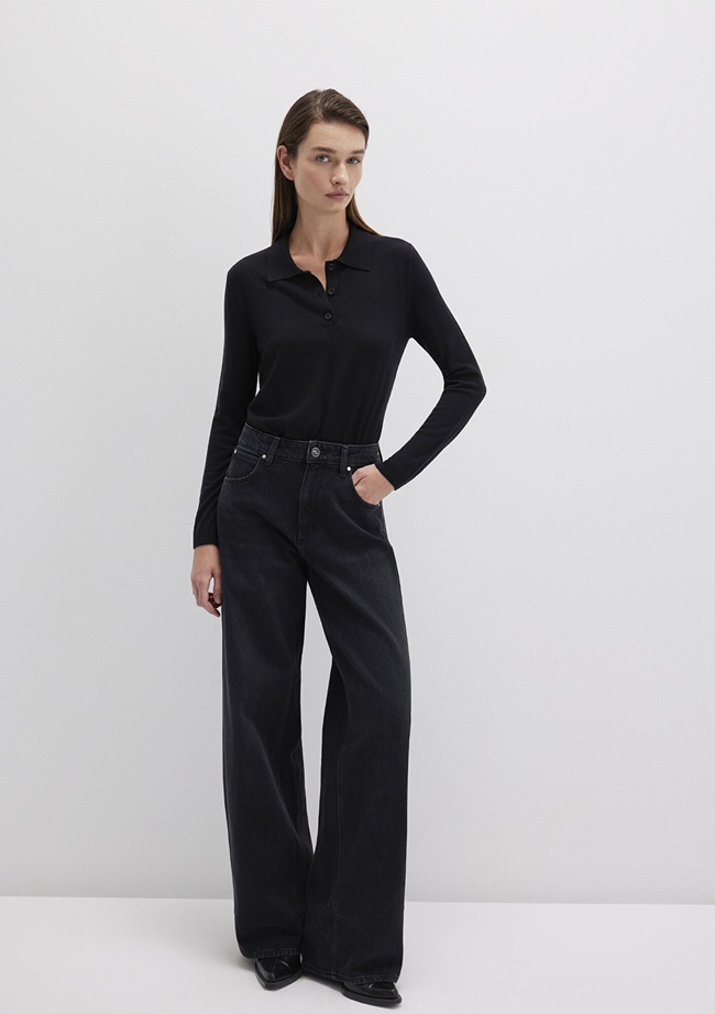  Mavi Siyah Triko Polo 1710712-900