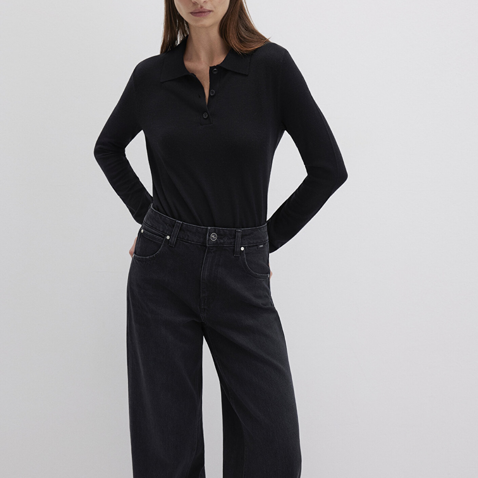 Mavi Siyah Triko Polo 1710712-900