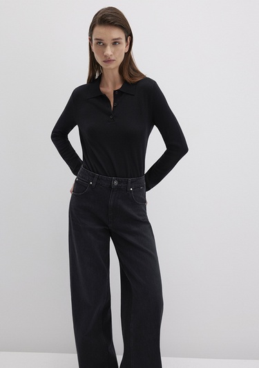  Mavi Siyah Triko Polo 1710712-900