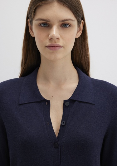  Mavi Lacivert Hırka Slim Fit / Dar Kesim 1710700-89101