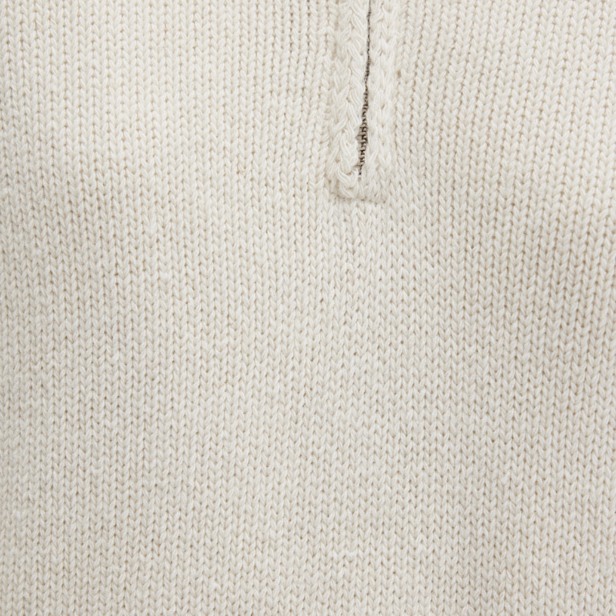 Mavi Yarı Fermuarlı Ekru Kazak Regular Fit / Normal Kesim 1710703-82127