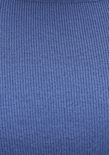  Mavi Bisiklet Yaka Mavi Crop Kazak Crop / Kısa Kesim 1710474-70738