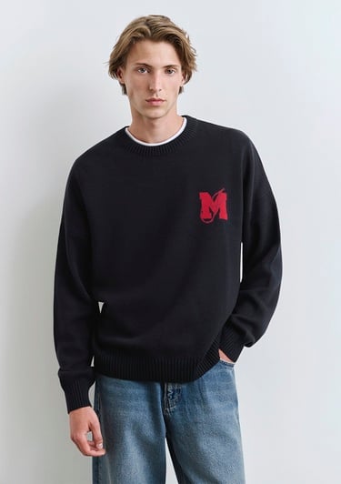  Mavi Lacivert Kazak Loose Fit / Bol Rahat Kesim 0710314-89353