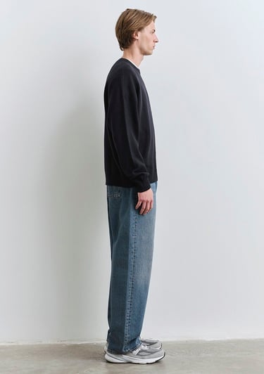  Mavi Lacivert Kazak Loose Fit / Bol Rahat Kesim 0710314-89353