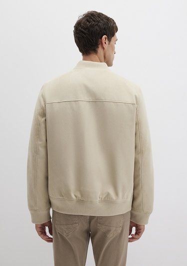  Mavi Kahverengi Suni Deri Ceket Regular Fit / Normal Kesim 0110639-70186