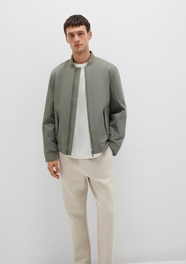  Mavi Yeşil Bomber Ceket 0110616-85485