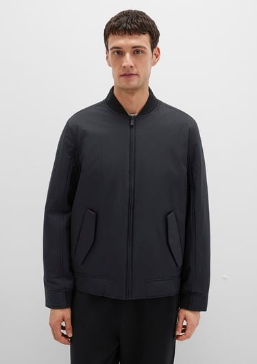  Mavi Siyah Bomber Ceket 0110616-71379