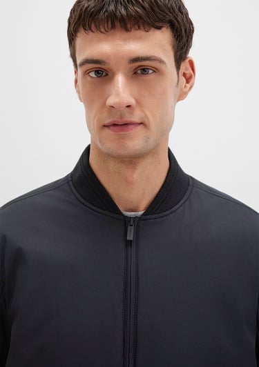  Mavi Siyah Bomber Ceket 0110616-71379