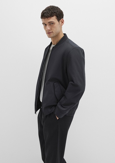  Mavi Siyah Bomber Ceket 0110616-71379