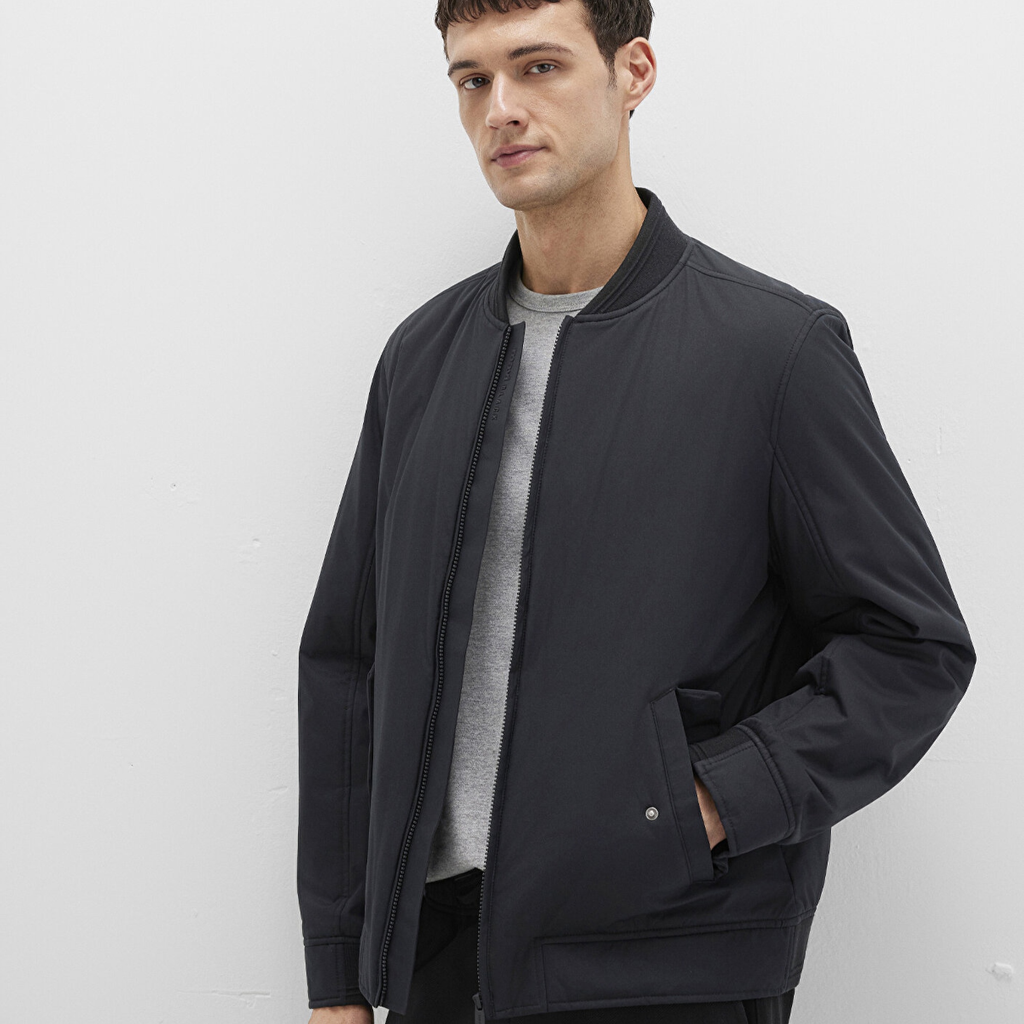 Mavi Siyah Bomber Ceket 0110616-71379