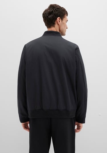  Mavi Siyah Bomber Ceket 0110616-71379