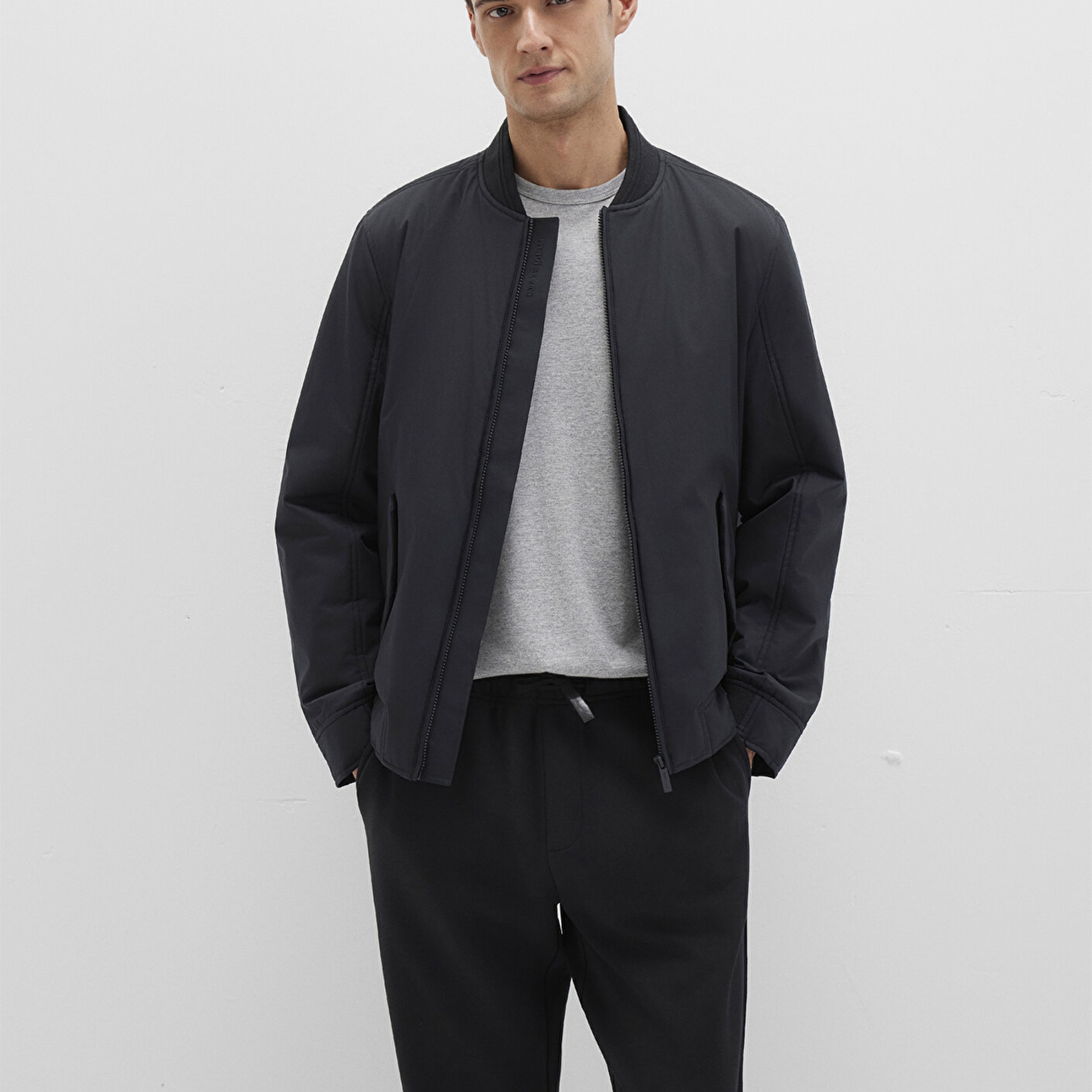 Mavi Siyah Bomber Ceket 0110616-71379