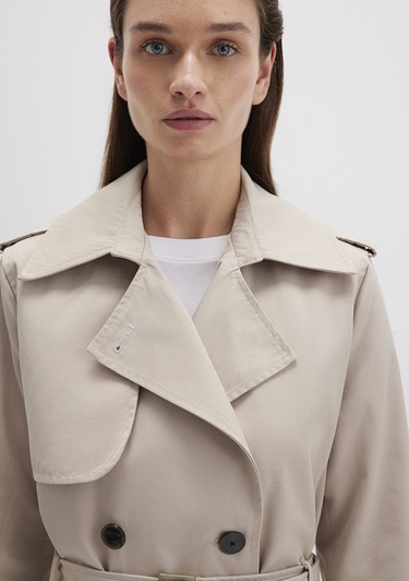  Mavi Gri Trençkot 1110501-70143