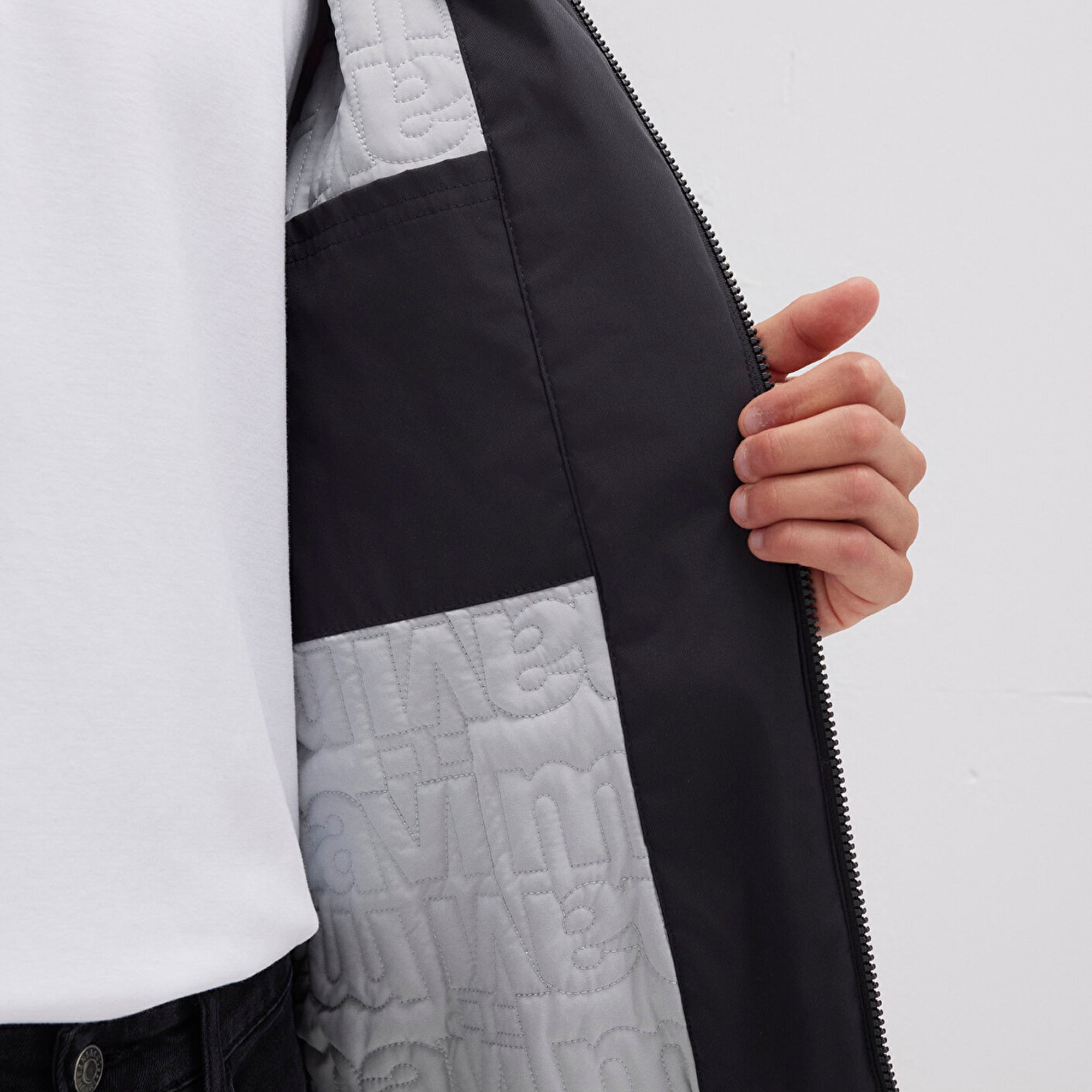 Mavi Kapüşonlu Antrasit Ceket Regular Fit / Normal Kesim 0110333-70087