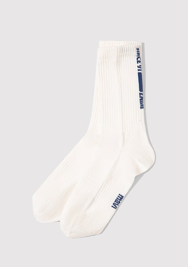  Mavi Beyaz Soket Çorap 0911971-620