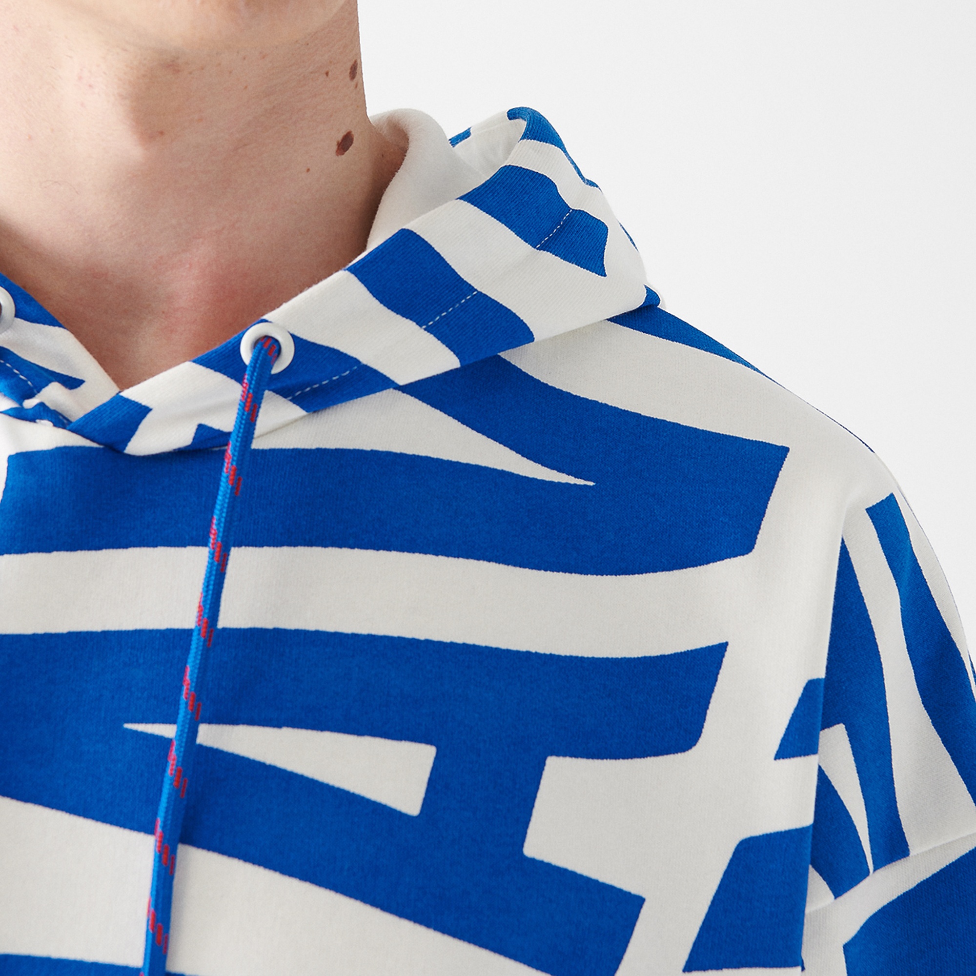 Mavi Mavi Baskılı Kapüşonlu Beyaz Sweatshirt 0610121-620