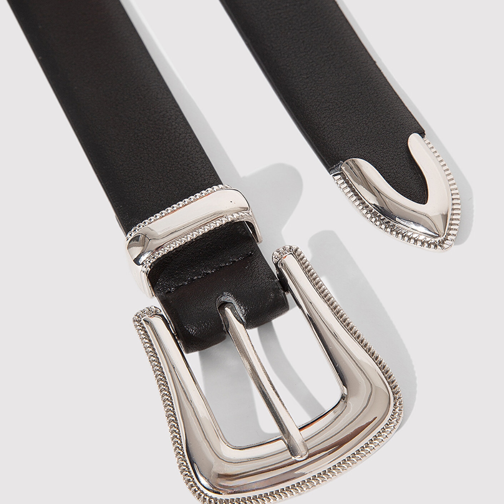 Mavi Siyah Suni Deri Kemer 1913654-900