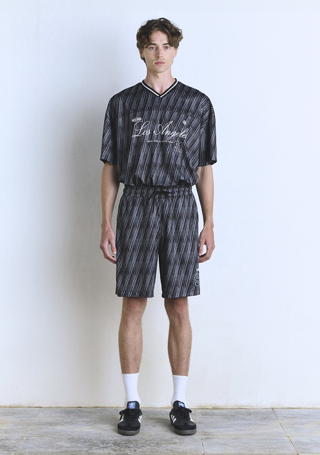  Mavi 91 Baskılı Siyah Şort 0410289-90556