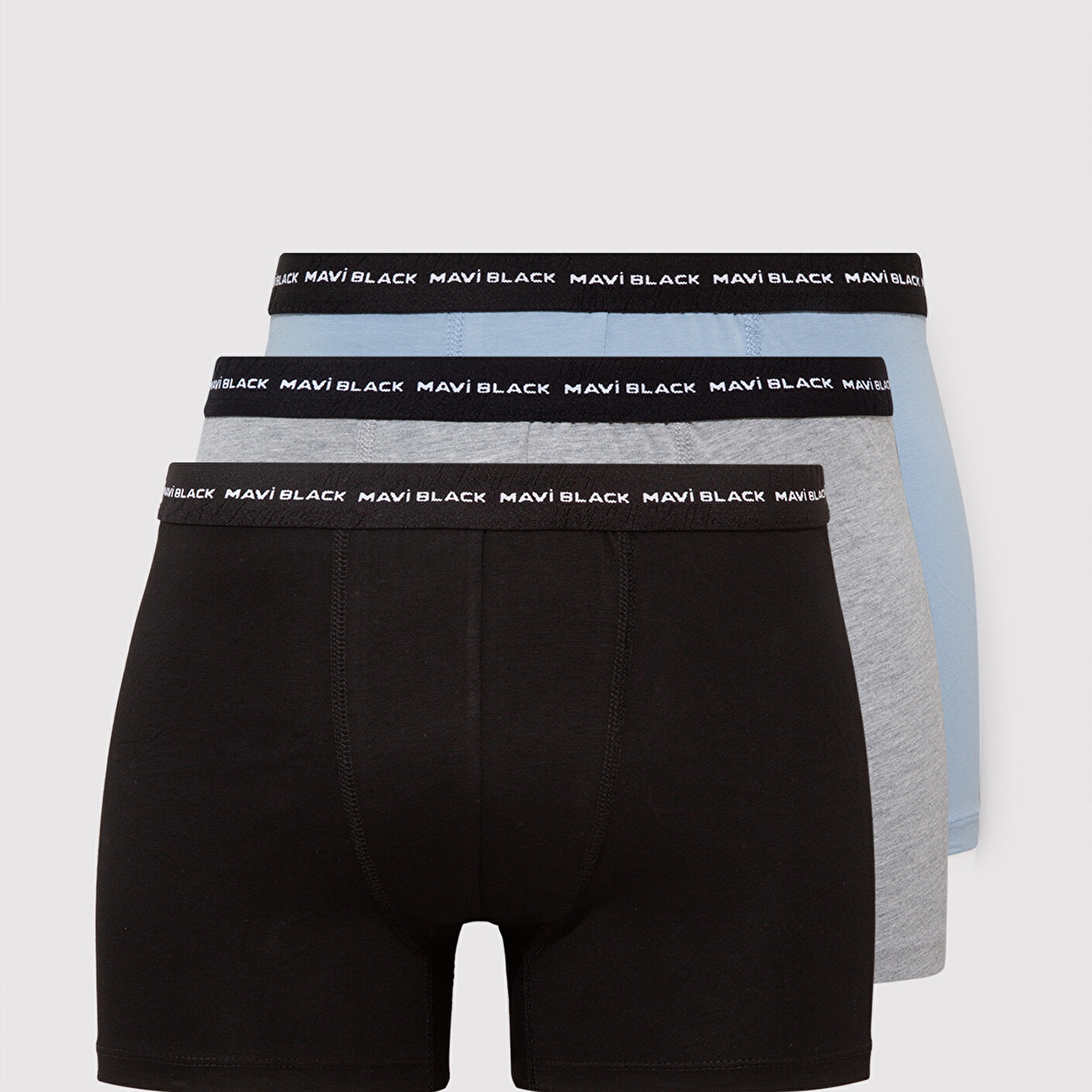 Mavi 3lü Basic Boxer 0911987-900