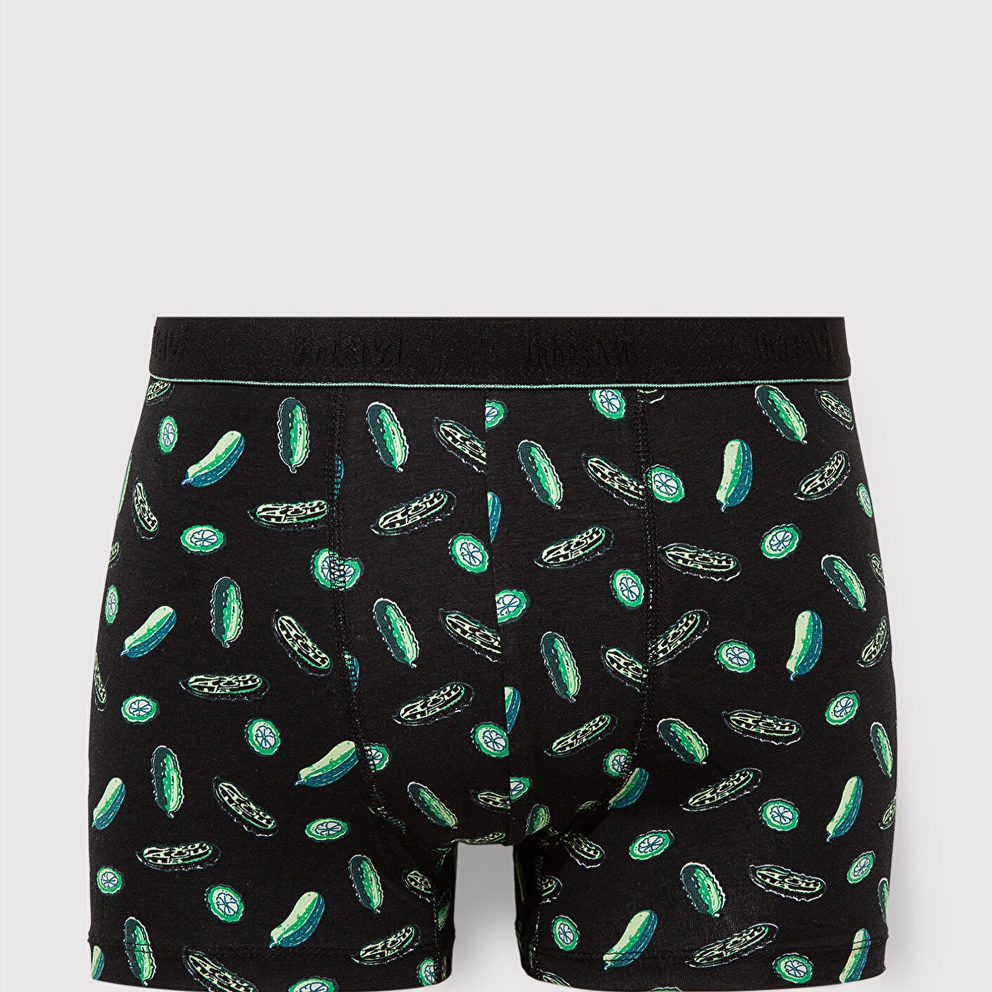 Mavi Baskılı Siyah Boxer 0911979-900