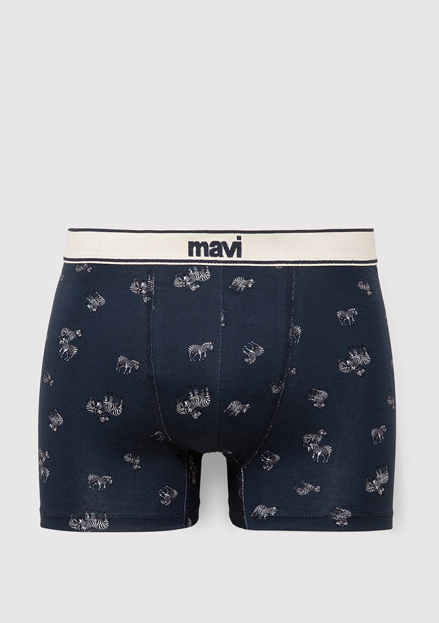  Mavi Zebra Baskılı Lacivert Boxer 0911981-26828