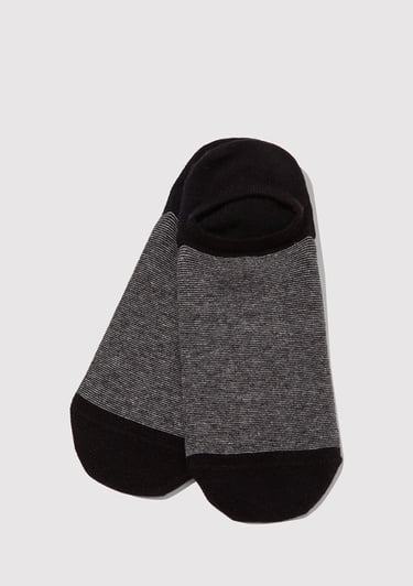  Mavi Siyah Babet Çorap 0911958-900
