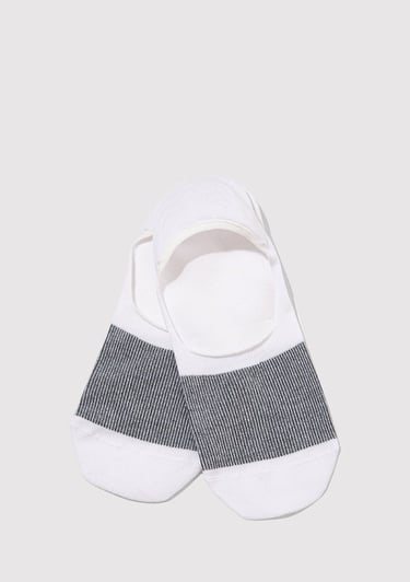  Mavi Beyaz Babet Çorap 0911399-620