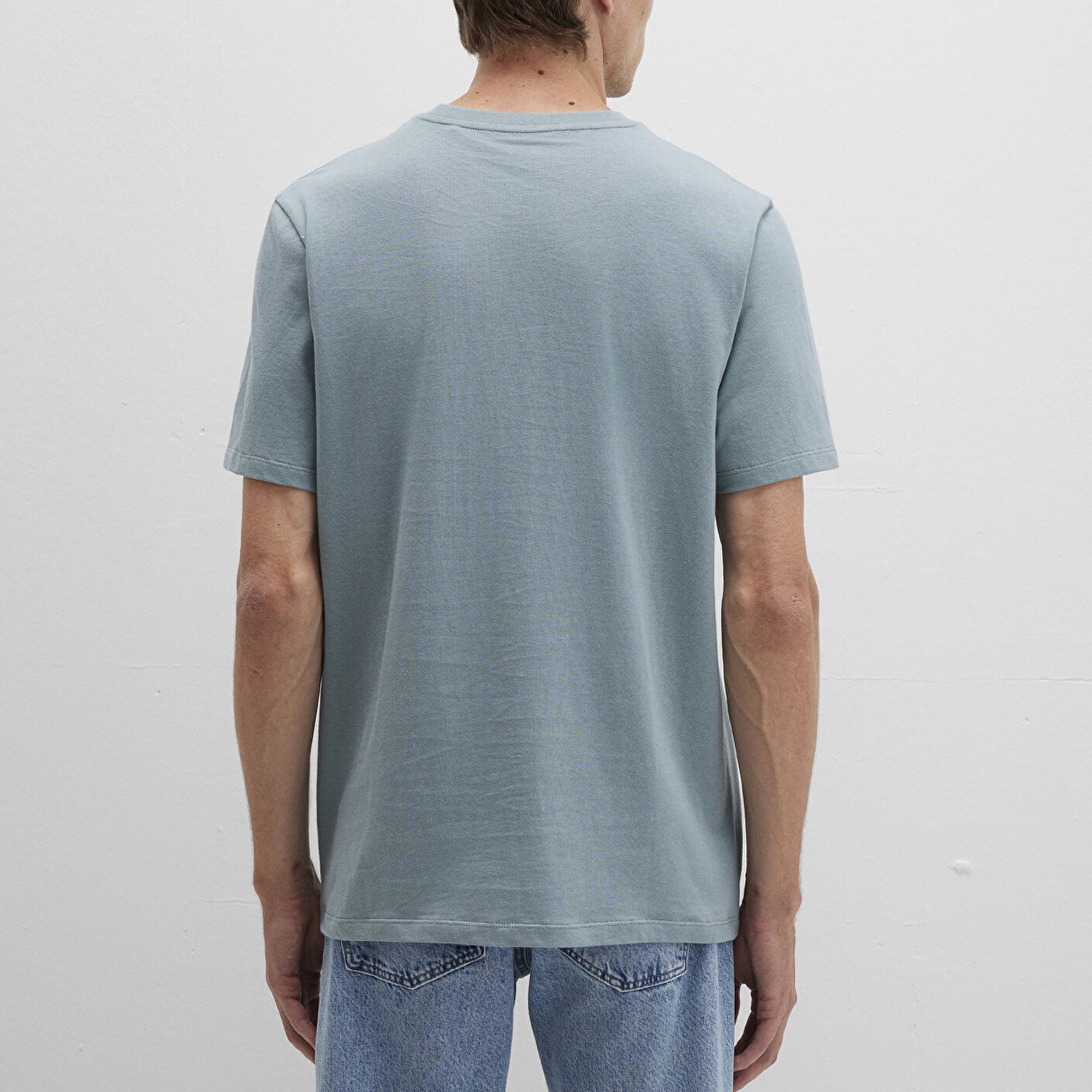 Mavi Mavi Logo Baskılı Mavi Tişört Regular Fit / Normal Kesim 0612936-70118