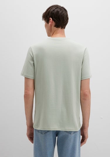  Mavi Mavi Logo Baskılı Yeşil Tişört Regular Fit / Normal Kesim 0612896-83995