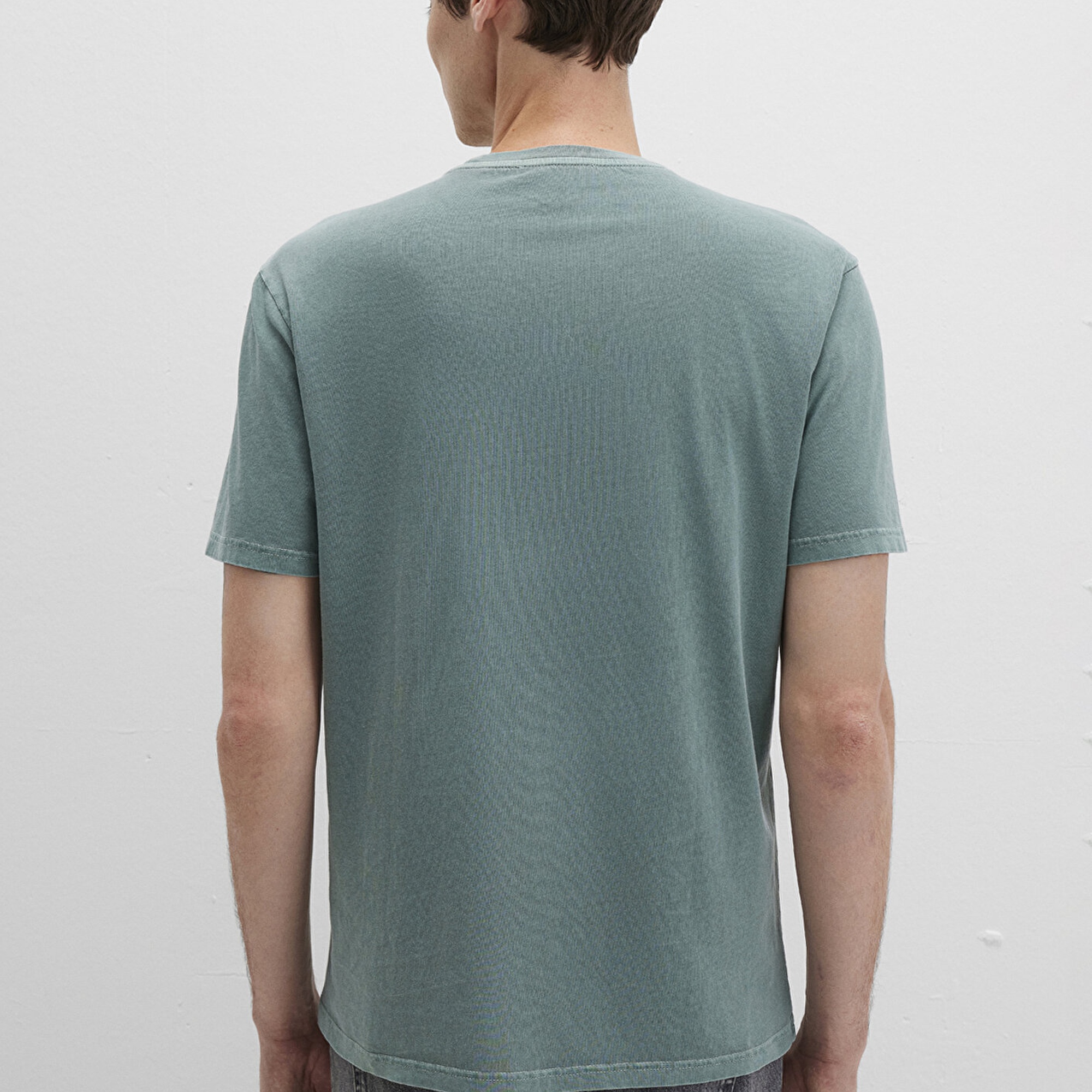 Mavi Mavi Baskılı Yeşil Tişört Loose Fit / Bol Rahat Kesim 0612933-71917