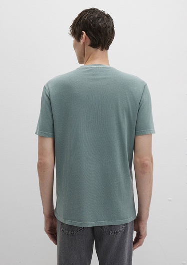  Mavi Mavi Baskılı Yeşil Tişört Loose Fit / Bol Rahat Kesim 0612933-71917