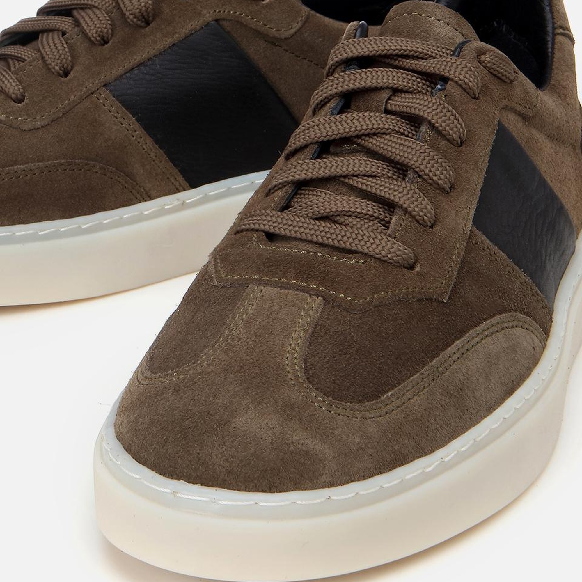 Erkek Süet Deri Haki Spor Ayakkabı