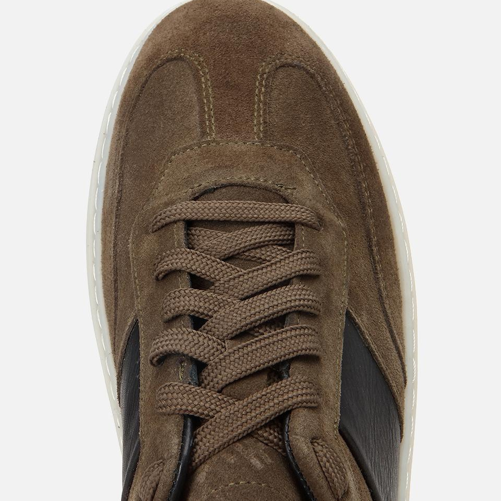 Erkek Süet Deri Haki Spor Ayakkabı