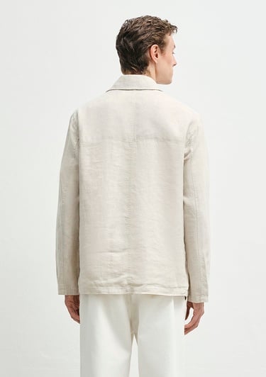  Mavi Ekru Keten Blazer  0110713-70144