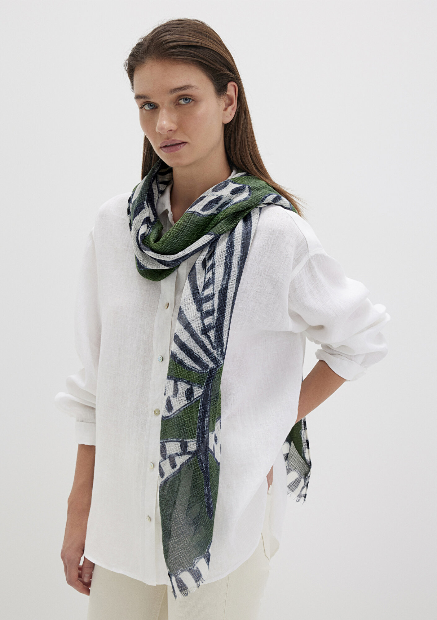  Mavi Yeşil Şal 1913439-86770