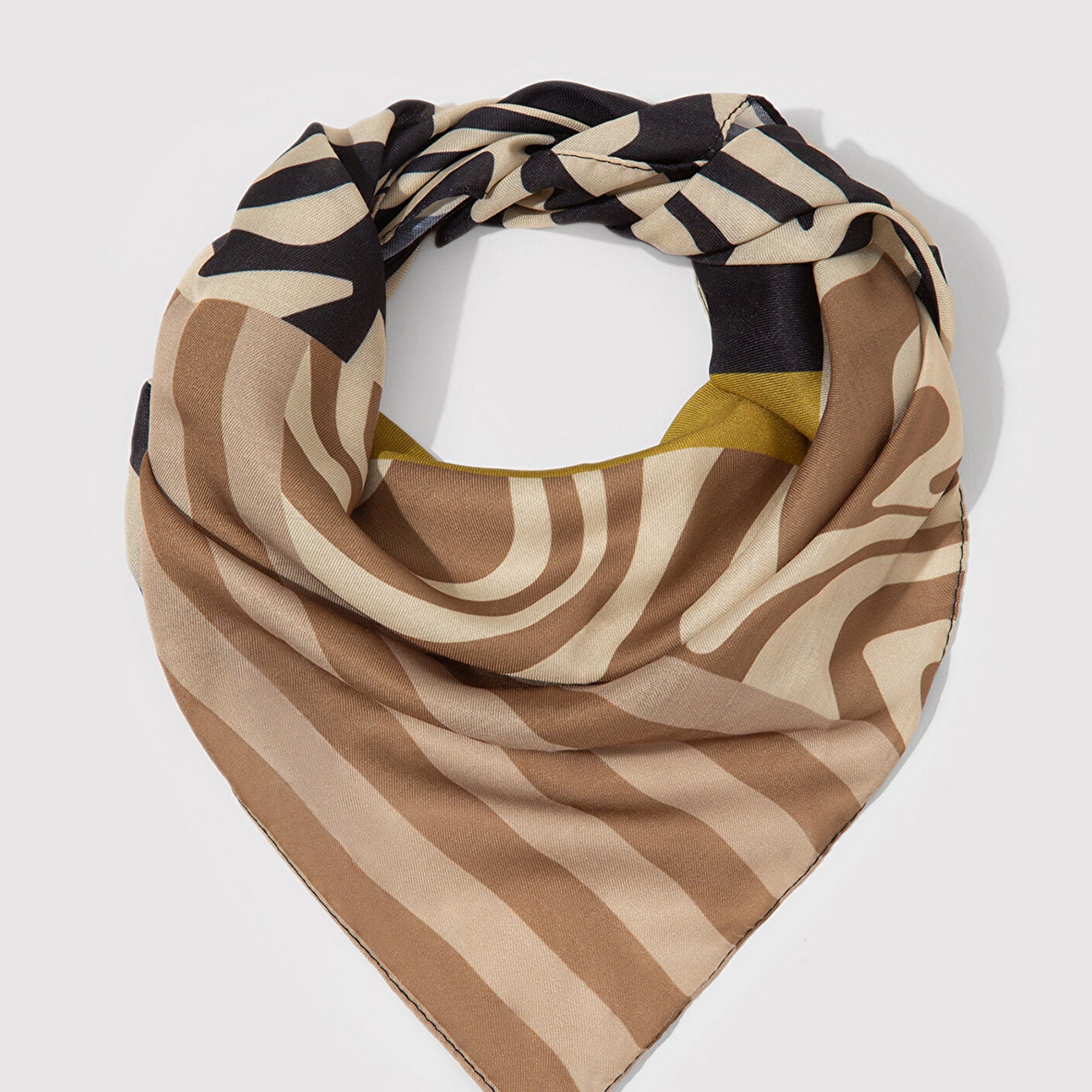 Mavi Kahverengi Bandana 1913422-26823