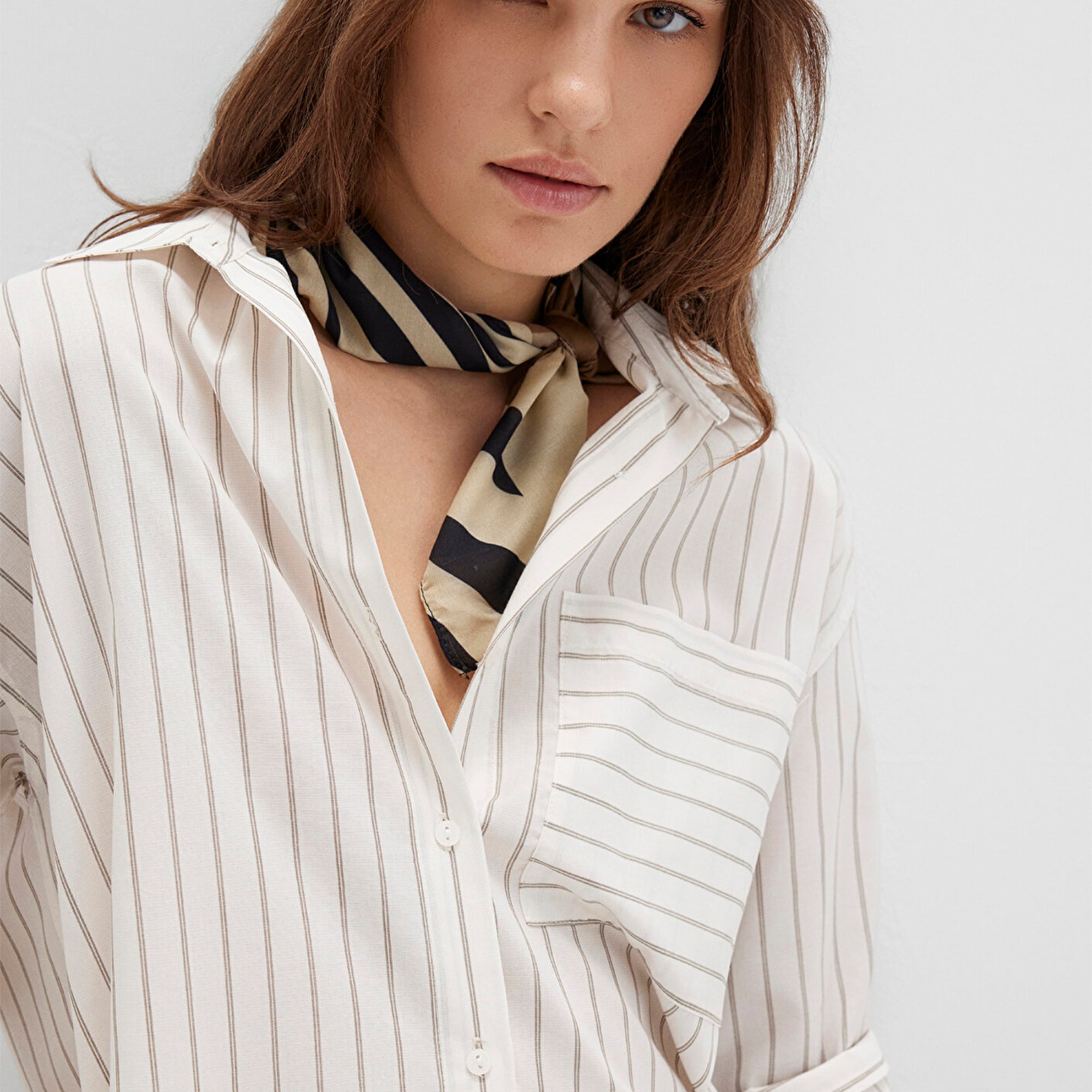 Mavi Kahverengi Bandana 1913422-26823