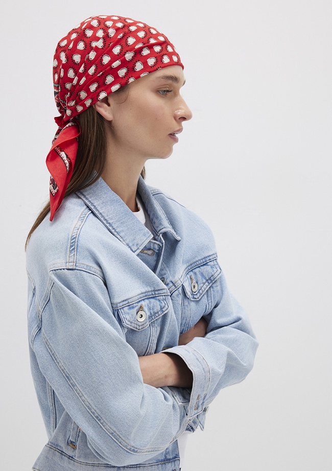  Mavi Kırmızı Bandana 1913411-86417