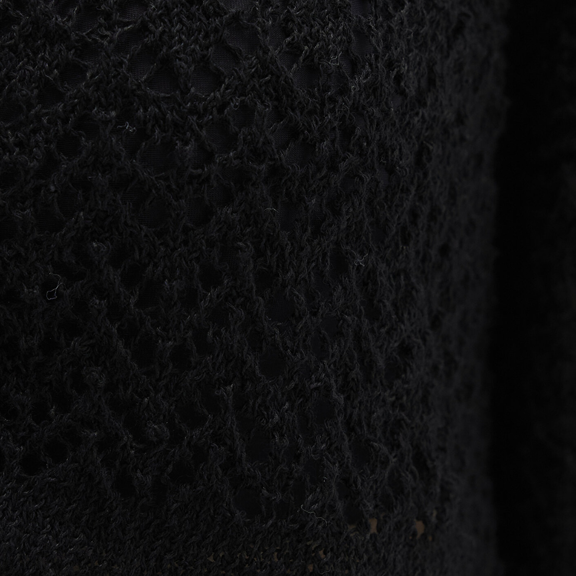 Mavi Bağcıklı Siyah Triko Top 1710758-900