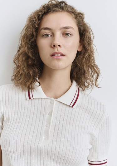  Mavi Ekru Triko Polo 1710697-70057