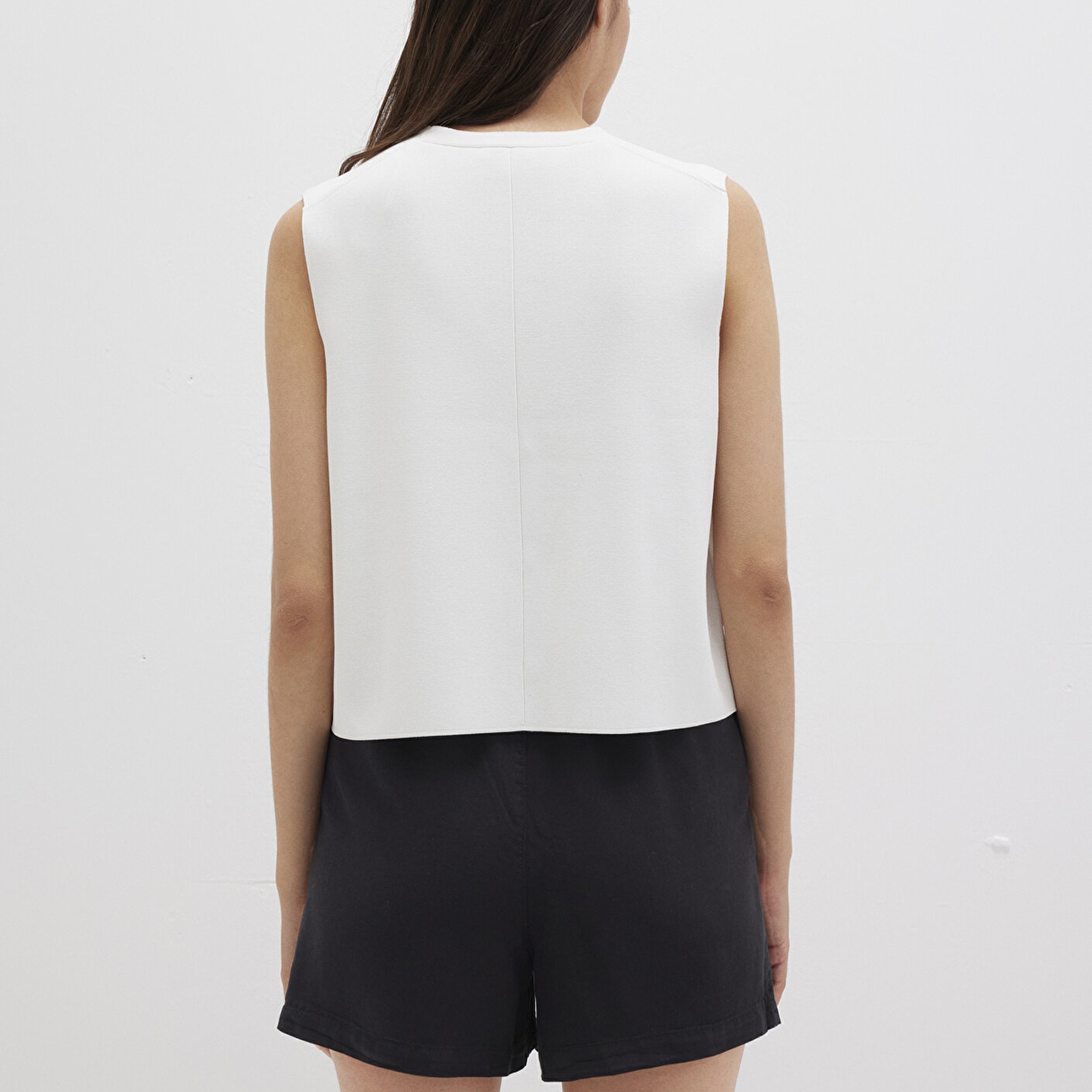 Mavi Beyaz Triko Yelek Regular Fit / Normal Kesim 1710694-620