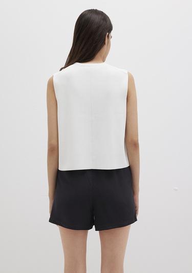  Mavi Beyaz Triko Yelek Regular Fit / Normal Kesim 1710694-620