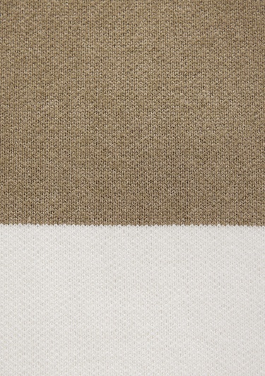  Mavi Blok Çizigli Kolsuz Kazak Regular Fit / Normal Kesim 1710695-90640