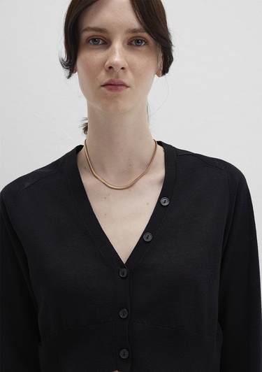  Mavi Siyah Crop Hırka Crop / Kısa Kesim 1710690-900