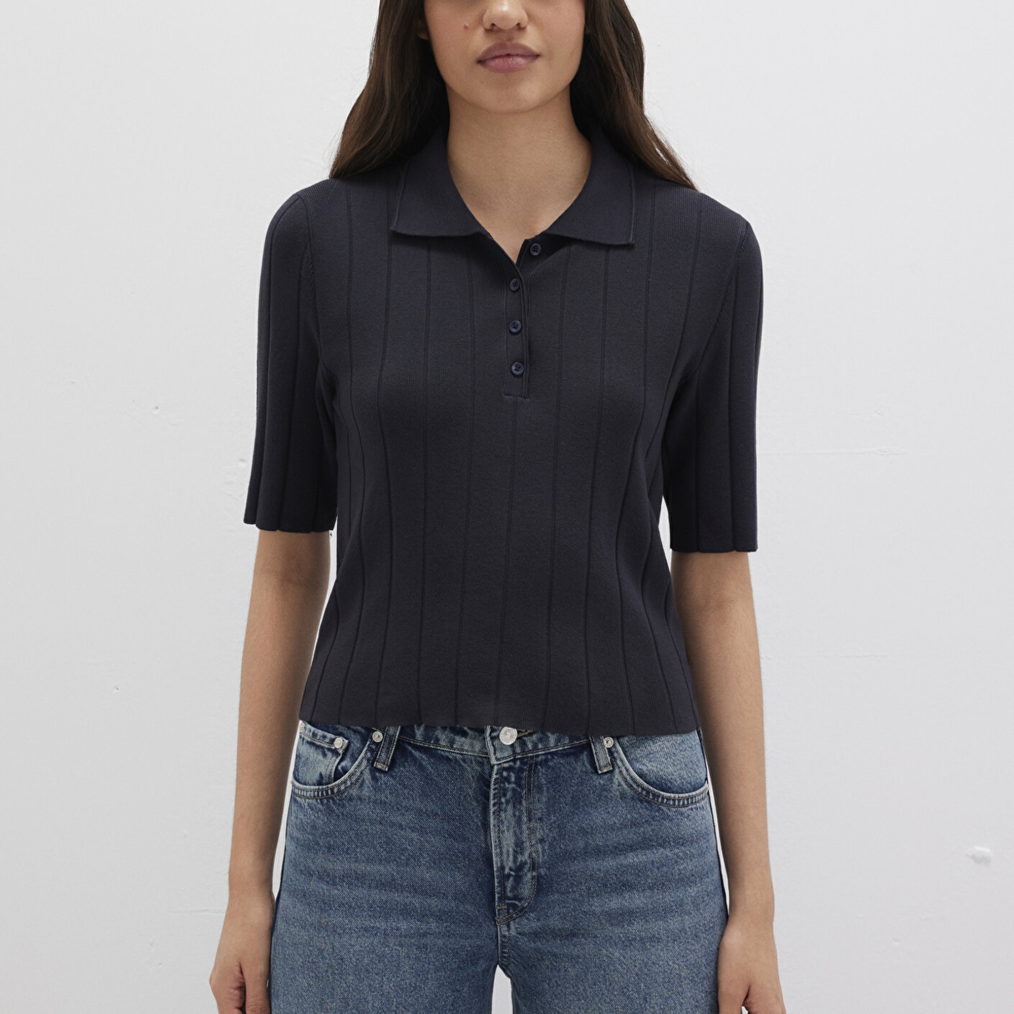 Mavi Lacivert Triko Polo 1710682-89101